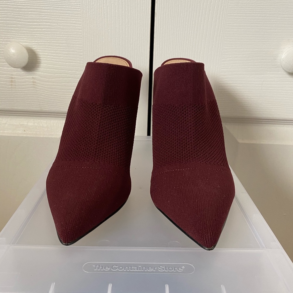 Steve Madden Burgundy Mules